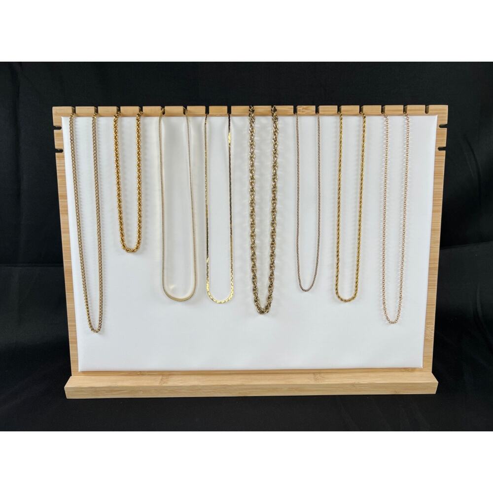 X8 beautiful gold tone tinkerbell charm with chain necklace assorted jewelry